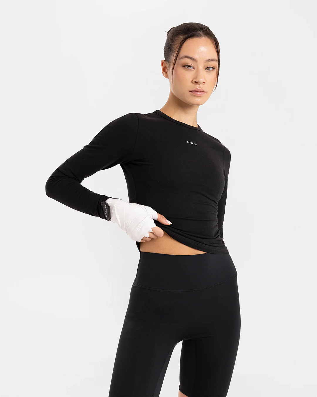 Annie Long Sleeve T-Shirt - Black