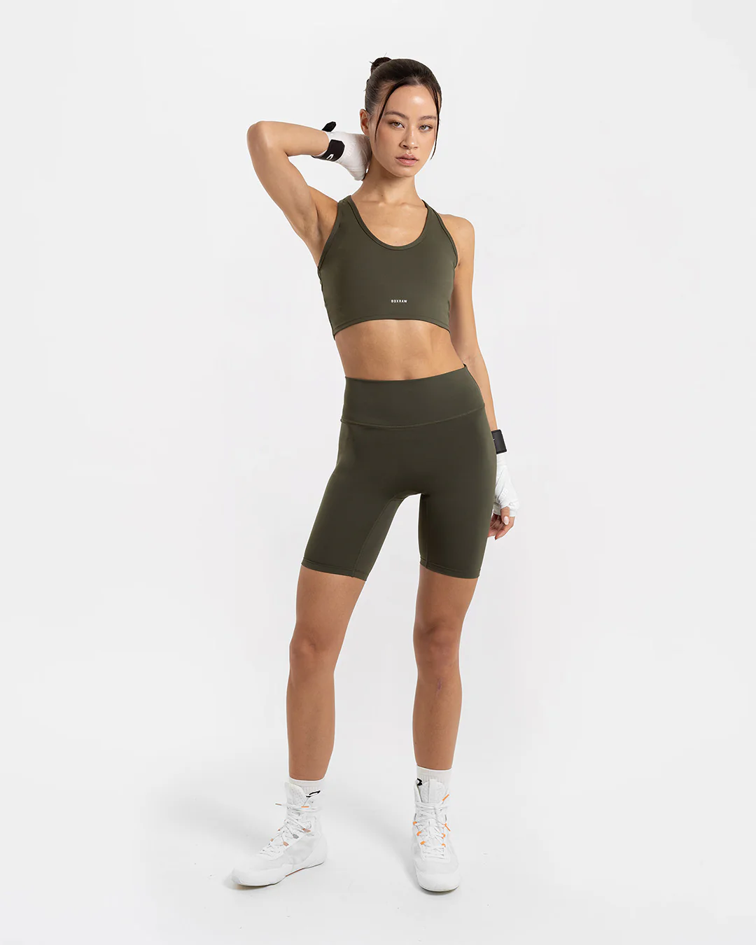 Annie Tank Bra - Dark Olive - Image 2