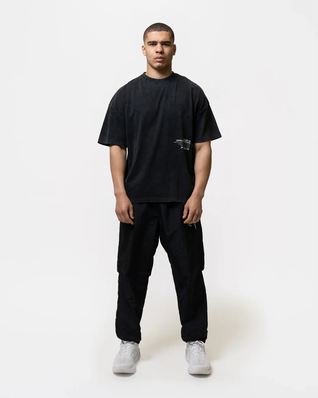 Bivol x Sparring Club Oversized T-Shirt - Washed Black - Image 2