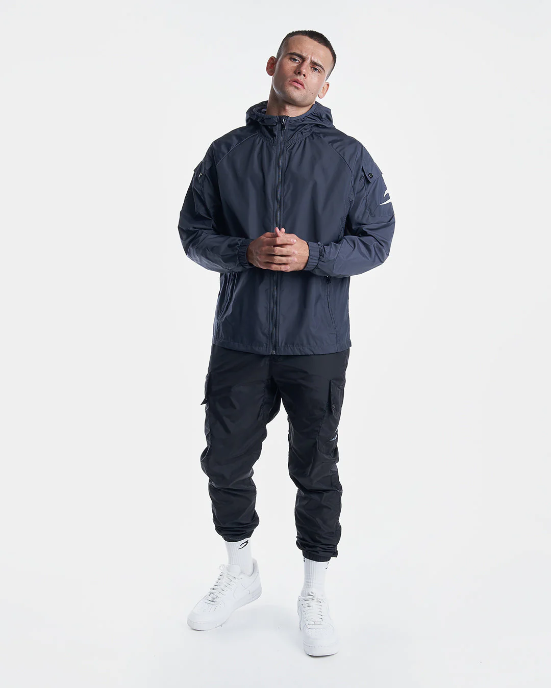 Dundee Windbreaker Jacket - Charcoal - Image 2