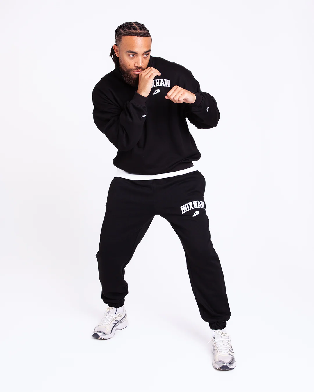 East Street 1/4 Zip - Black - Image 3