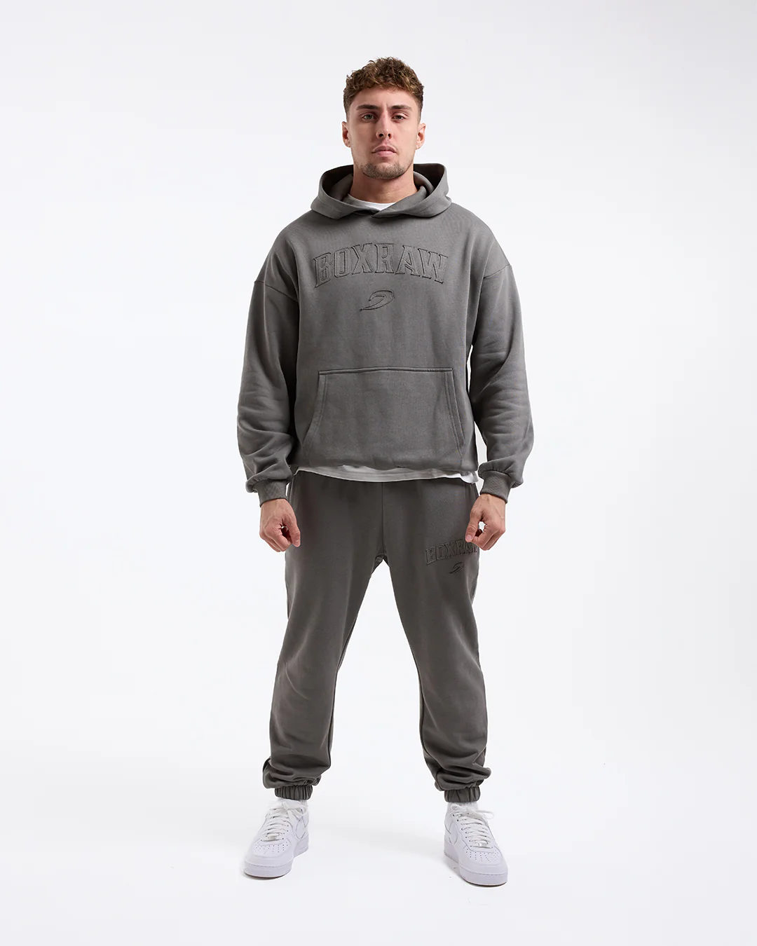 East Street Hoodie - Distressed Grey - Image 2