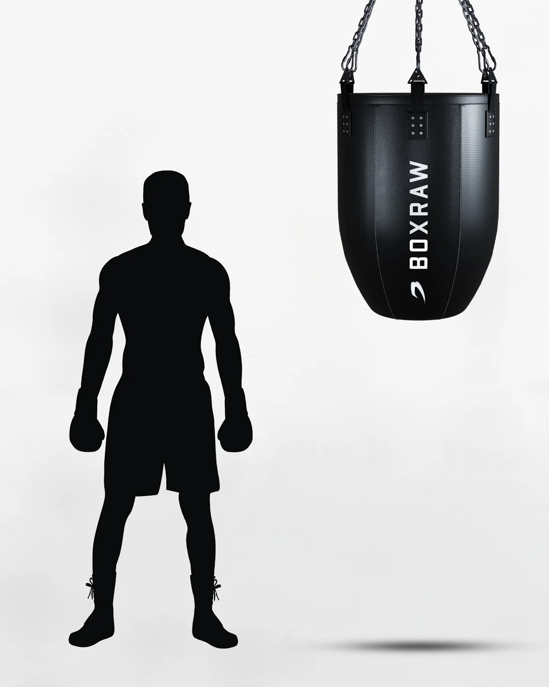 BOXRAW 110cm Fat Man Bag - Black/160kg - Image 5