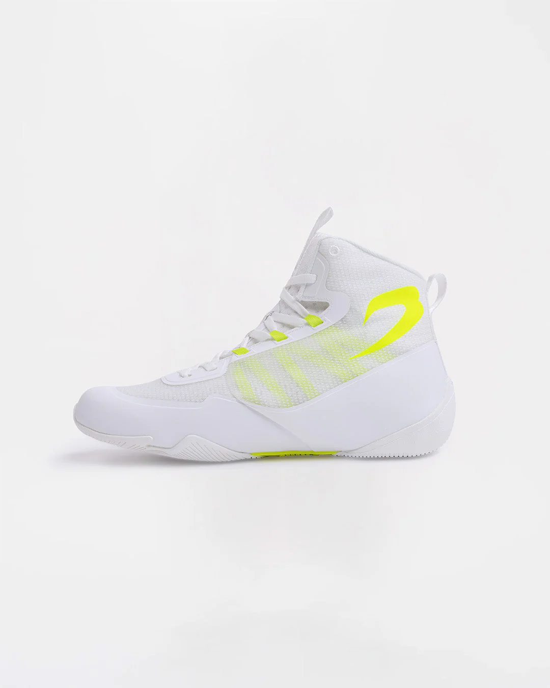 Nakatani Lo-Top Impello Boxing Boots - White/Yellow - Image 2