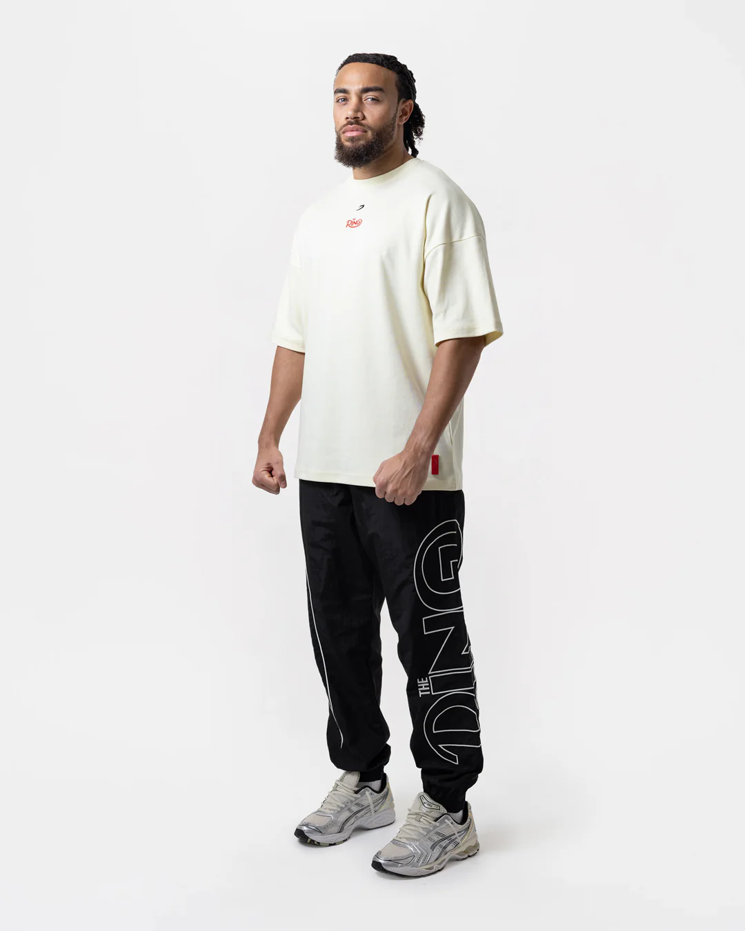 Ring x BOXRAW Track Bottoms - Black - Image 2