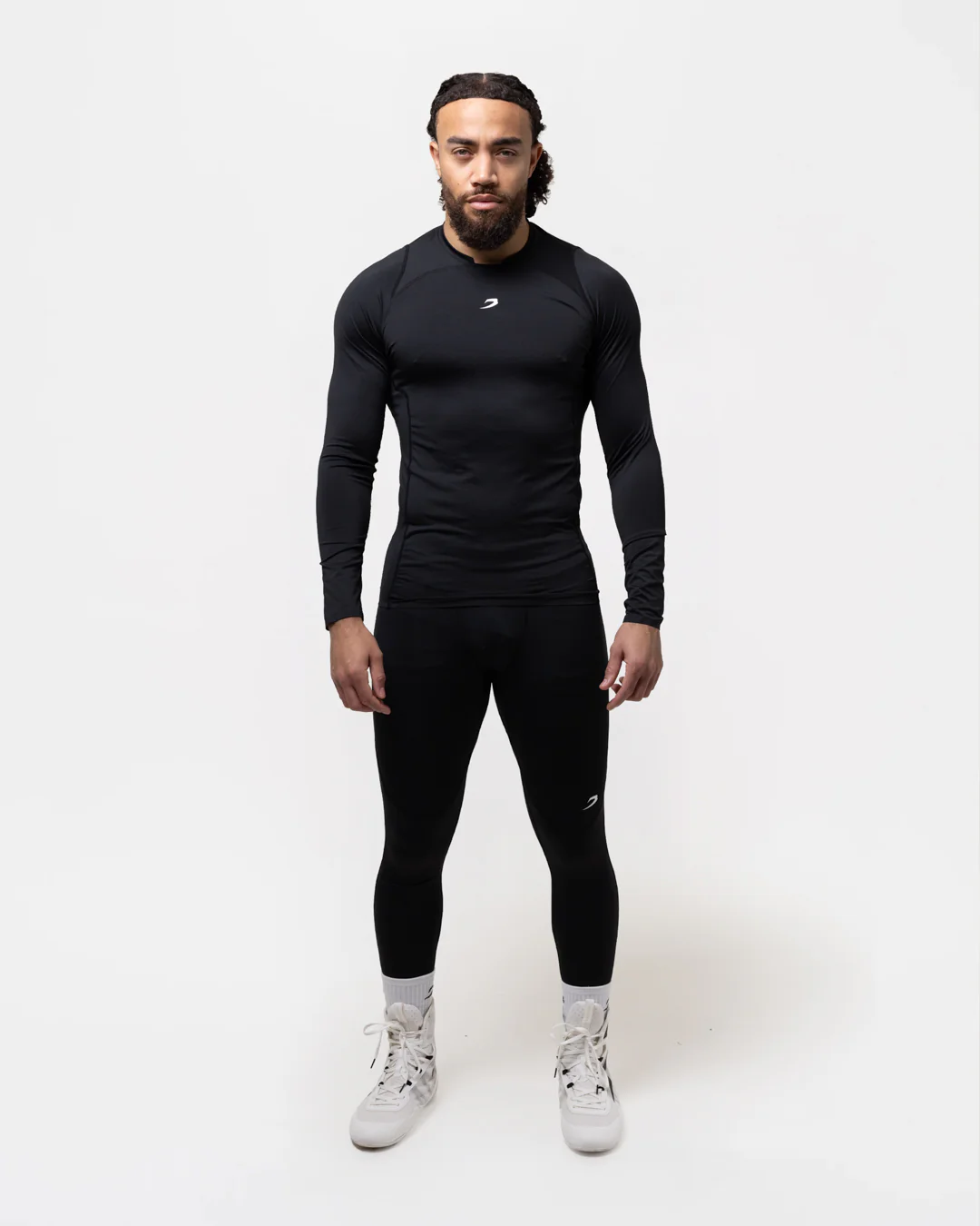 Saddler Compression Long Sleeve T-Shirt - Black - Image 2