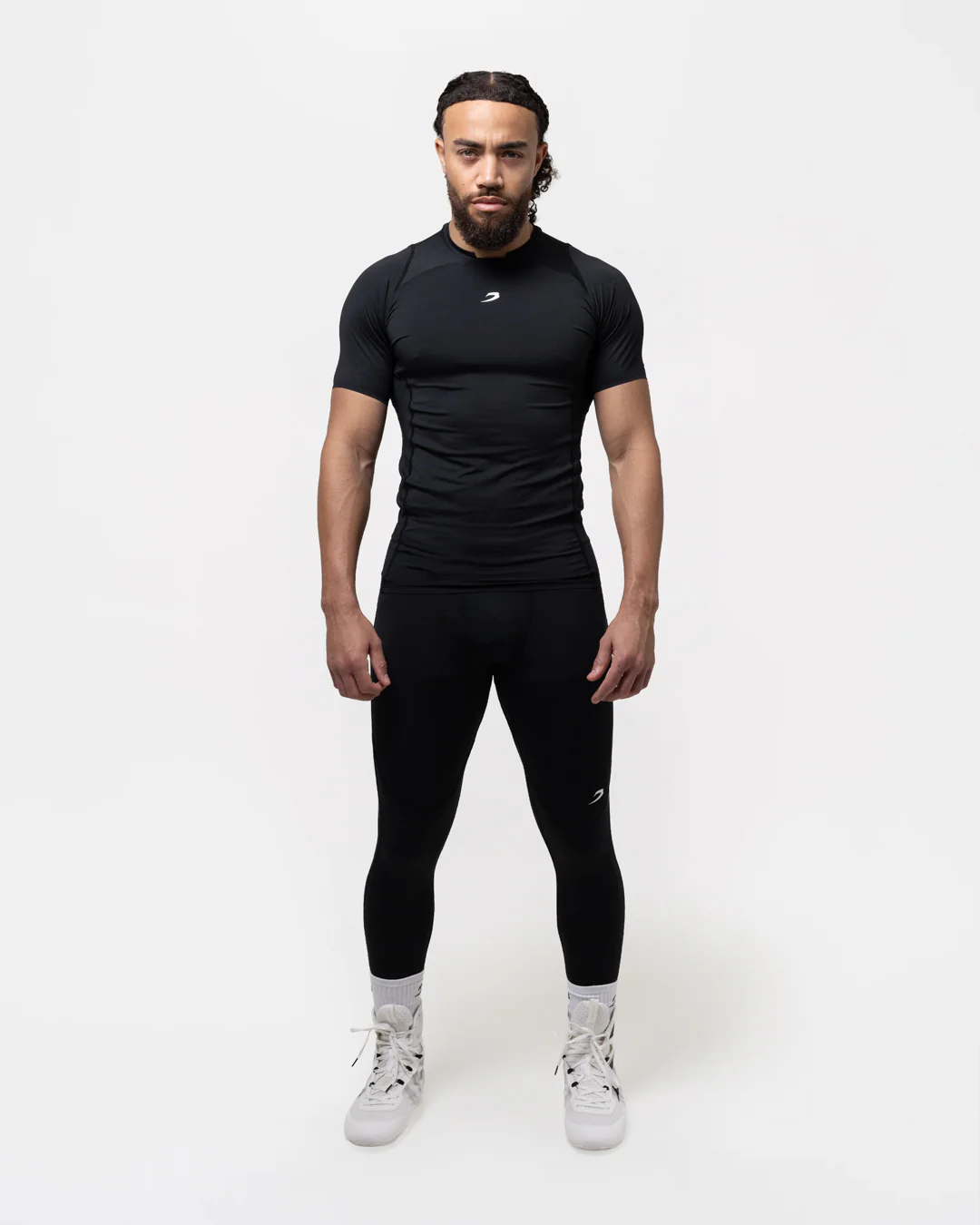 Saddler Compression T-Shirt - Black - Image 2