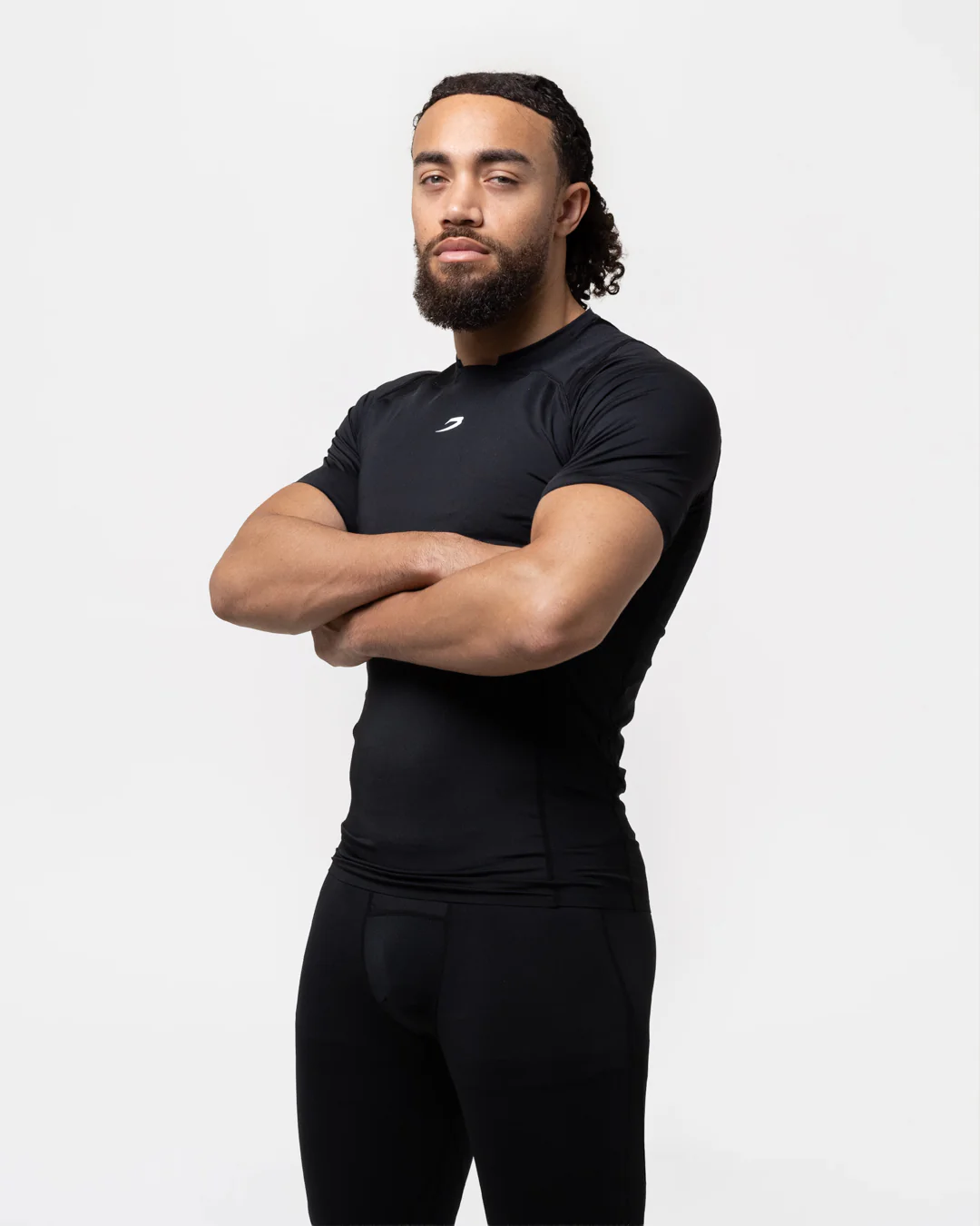 Saddler Compression T-Shirt - Black - Image 9