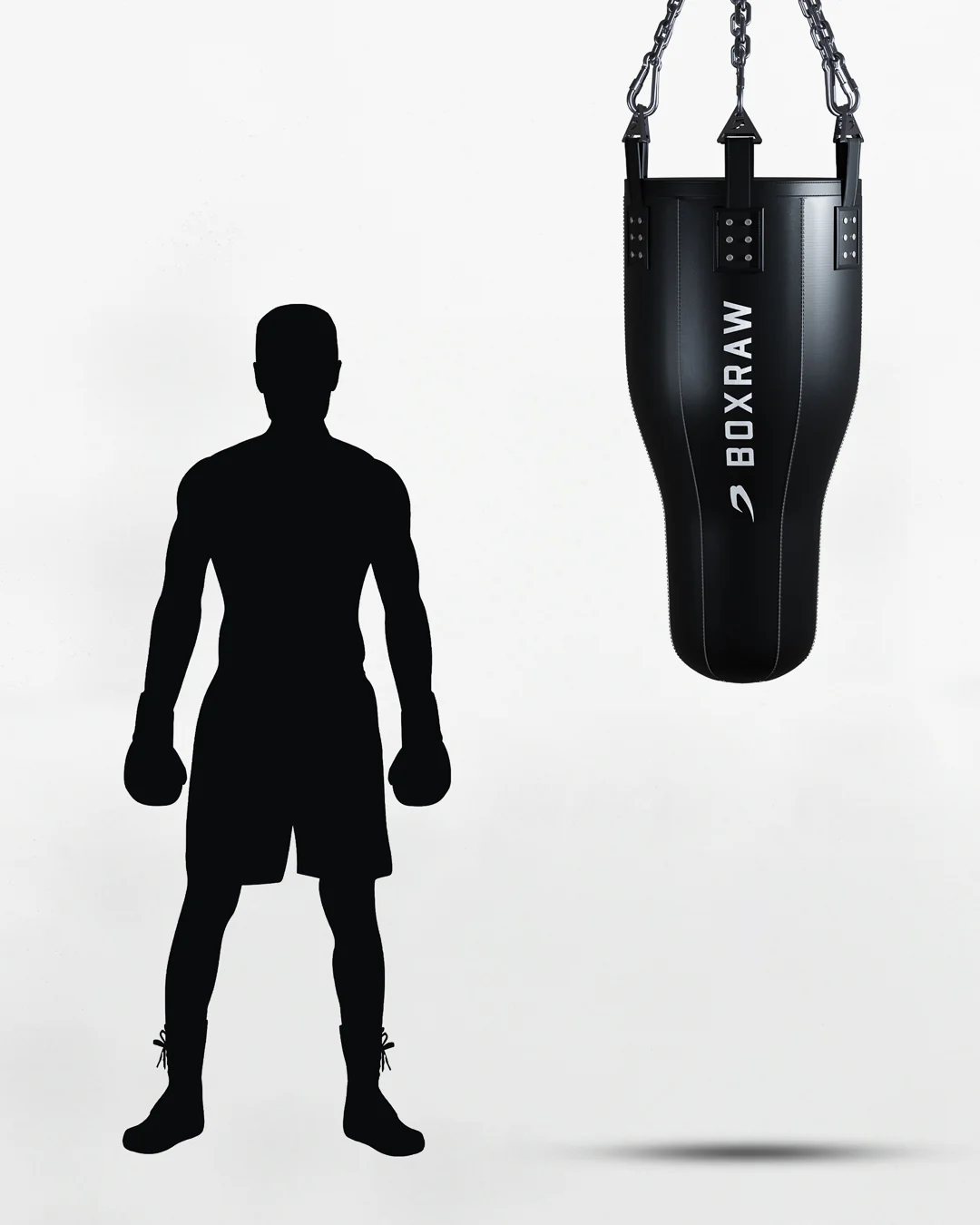 BOXRAW 105cm Spitzer Bag - Black/60kg - Image 5