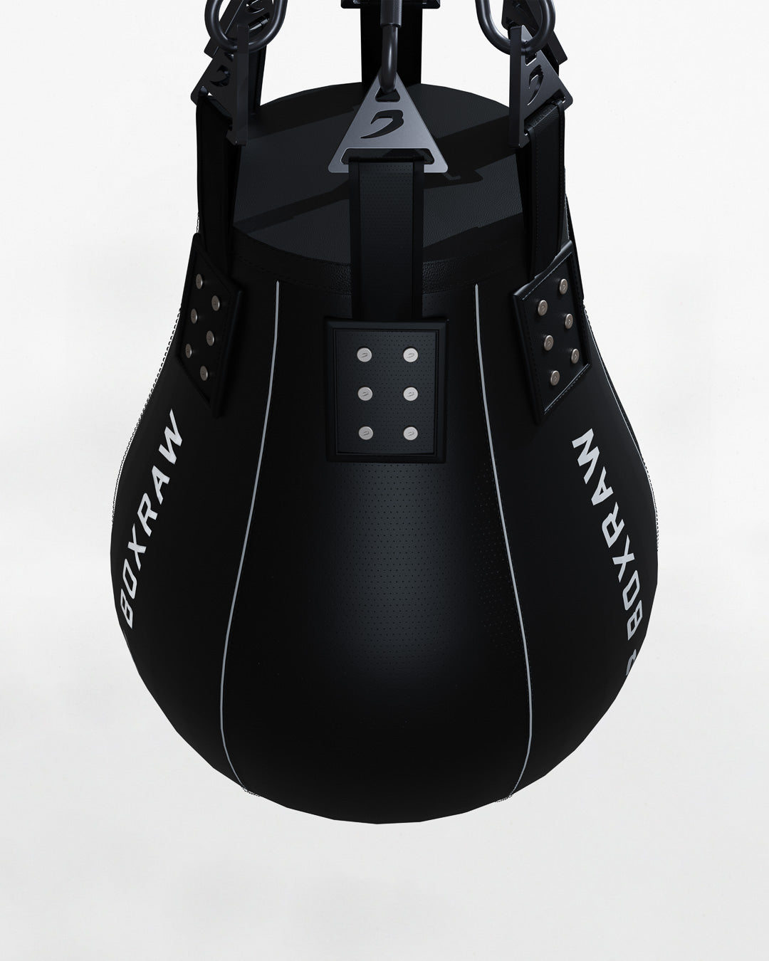 BOXRAW Uppercut Bag - Black/45kg - Image 3