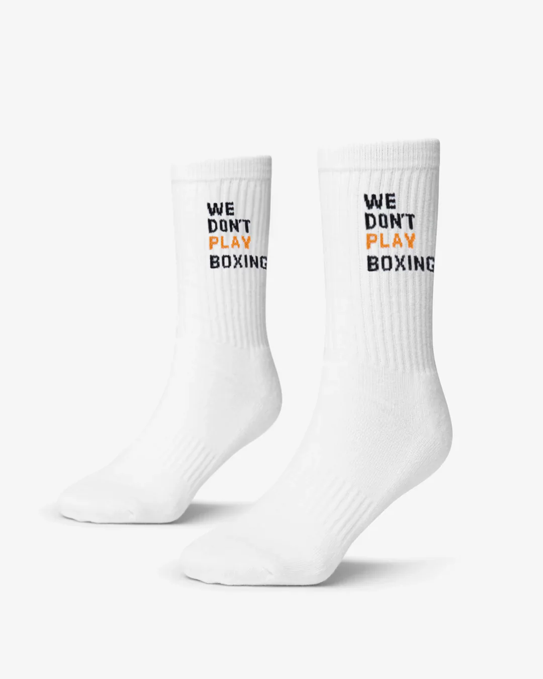We Don't Play Boxing Crew Socks (3 Pairs) - White - Image 2