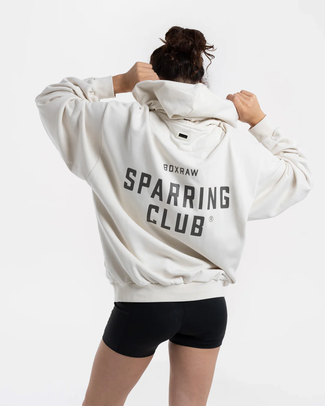 Sparring Club Oversized Hoodie - Washed Beige