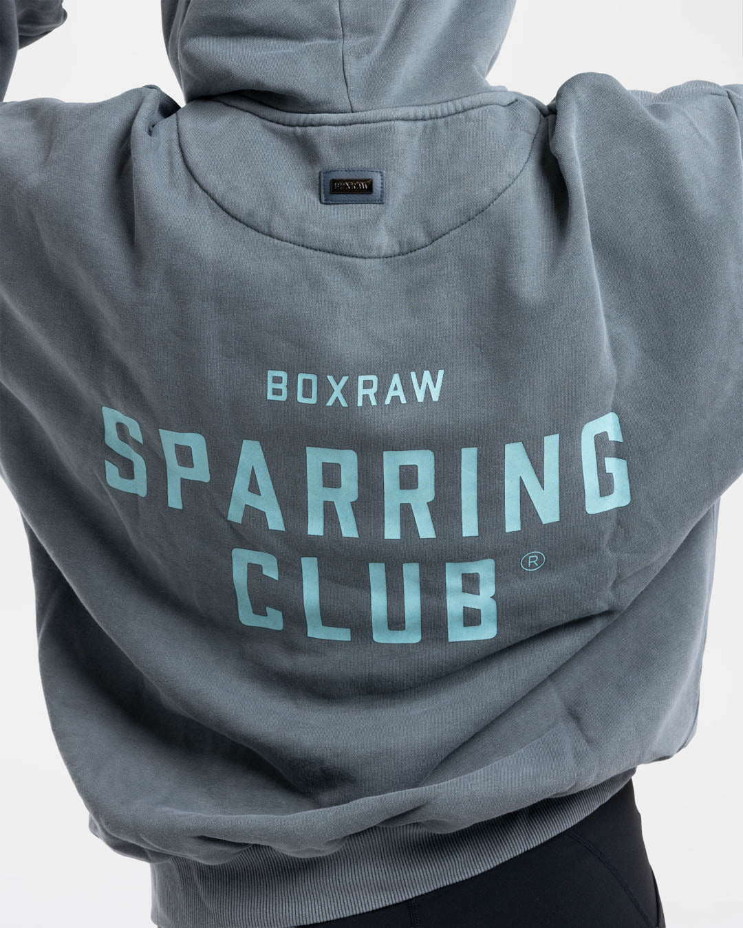 Sparring Club Oversized Hoodie - Washed Charcoal - Image 8
