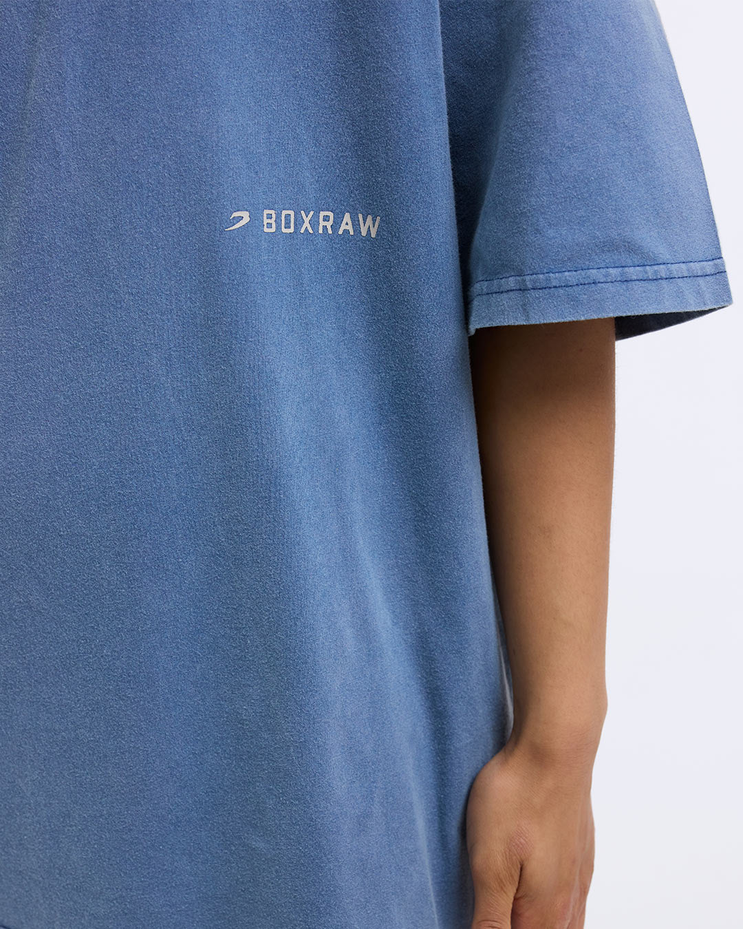 Sparring Club Oversized T-Shirt - Washed Baby Blue - Image 8